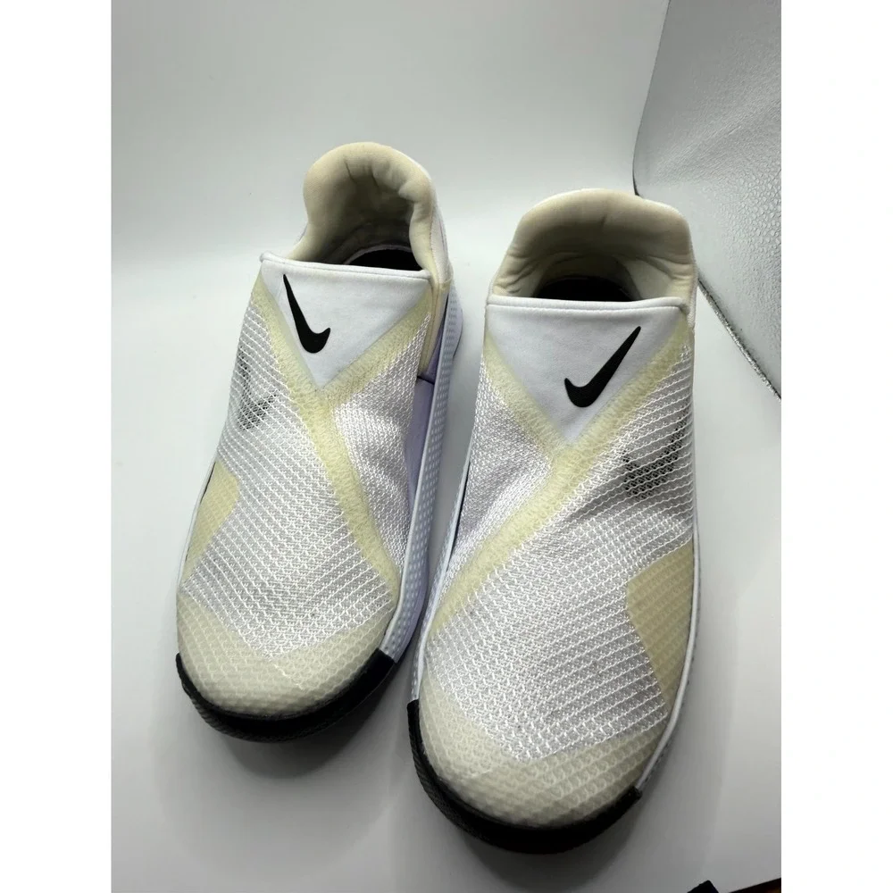 Nike Go FlyEase‎ DR5540-102 Womens 8 Sneakers Summit White Swoosh Slip On Shoes